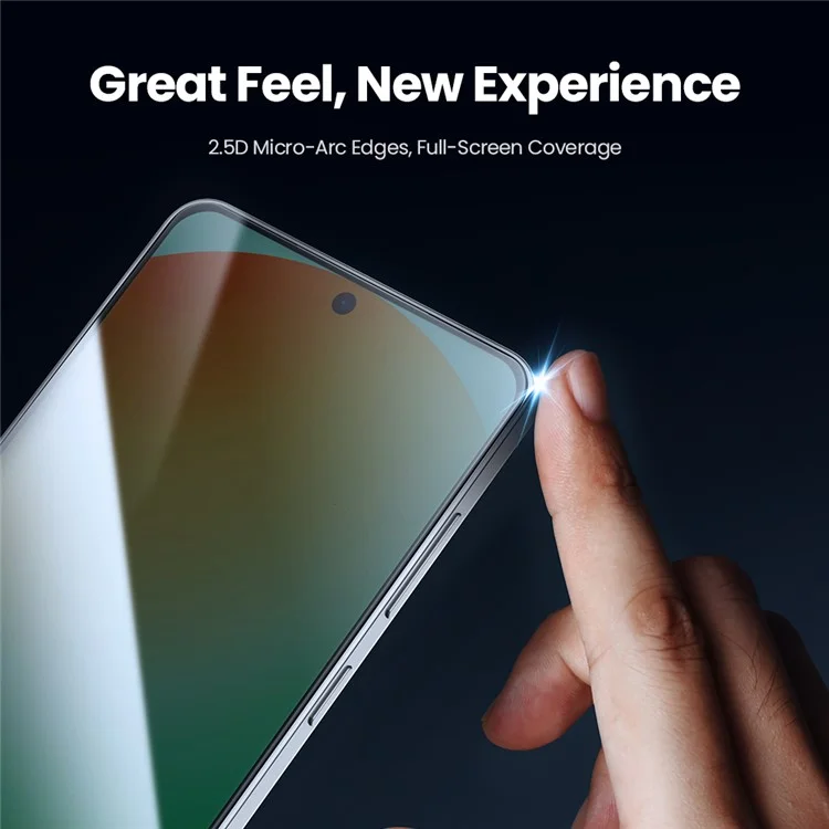 NILLKIN For Samsung Galaxy S25 Edge Anti-Peep Screen Protector Anti-Scratch AGC Glass Full Screen Film