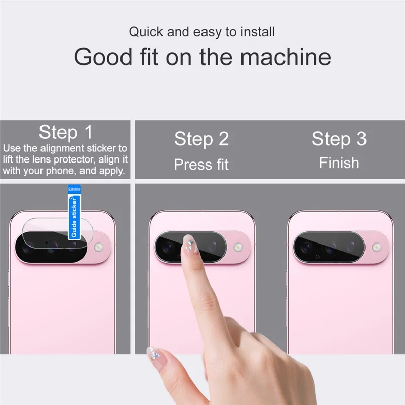 IMAK For Google Pixel 10 Camera Lens Protector HD Tempered Glass Rear Lens Film (Downsize Version)