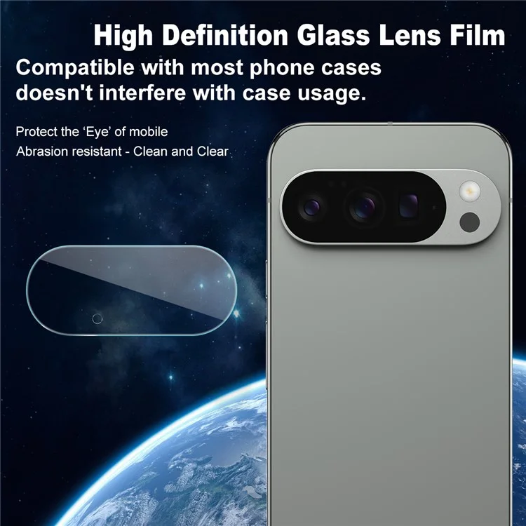 IMAK Für Google Pixel 10 Pro XL Kameraobjektiv-Schutz HD Gehärtetes Glas Rückseitige Objektivfolie (Kompakt-Version)