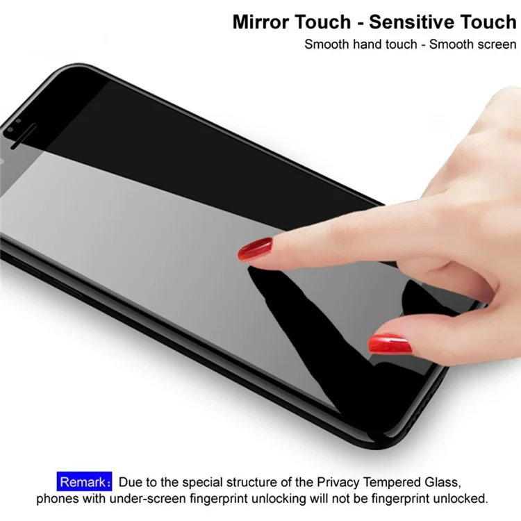 IMAK Pour Honor Power 5G Film de Protection d'Écran Anti-Espion Verre Trempé Couverture Complète