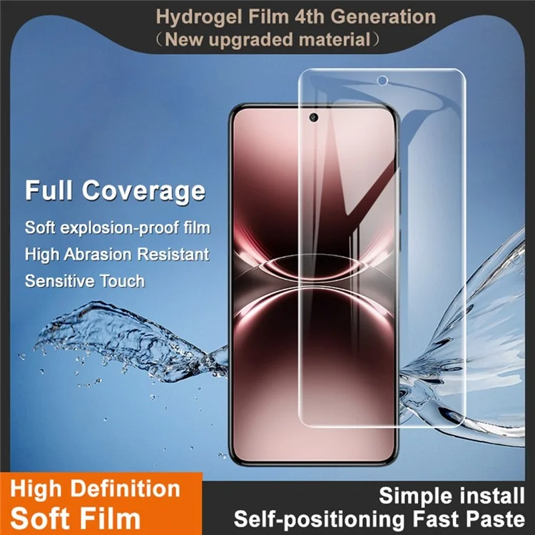 Película de Hidrogel IMAK 4ª Generación para vivo X200 Ultra 5G Protector de Pantalla Completo Película TPU Ultra Clara y Suave