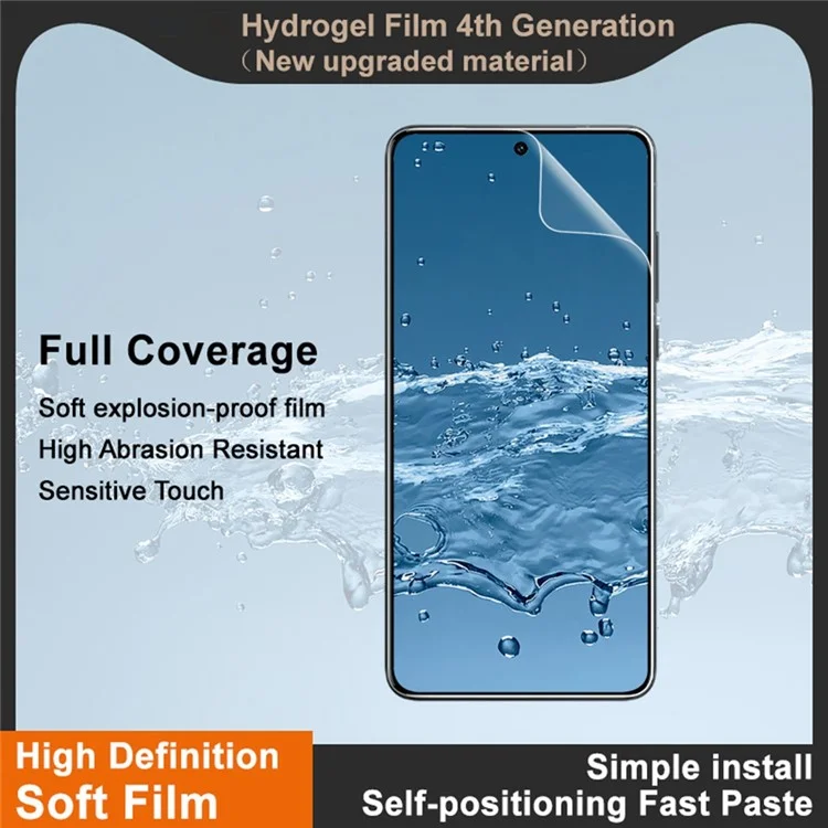 Película de Hidrogel IMAK 4ª Generación para vivo X200 Ultra 5G Protector de Pantalla Completo Película TPU Ultra Clara y Suave