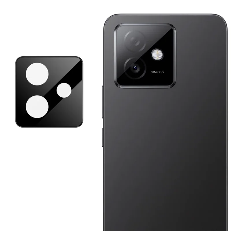 IMAK For Honor X60 GT 5G Tempered Glass Camera Lens Protector with Self Positioning Frame (Black Version)