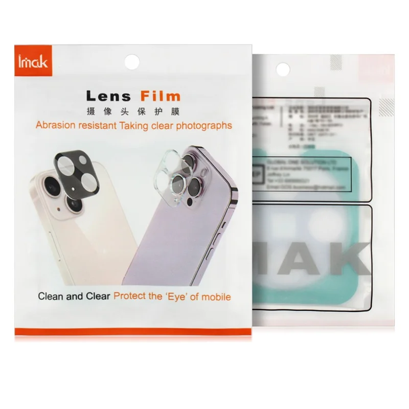 IMAK For Honor X60 GT 5G Tempered Glass Camera Lens Protector with Self Positioning Frame (Black Version)