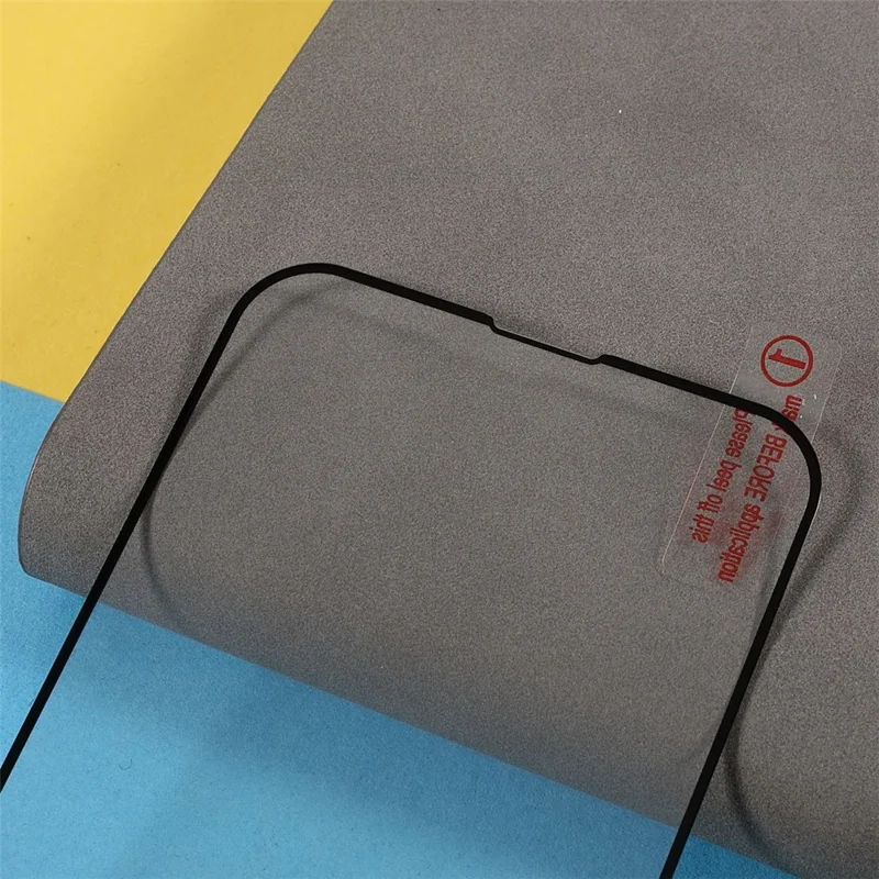 For iPhone 14 Pro Ultra Clear Full Glue Screen Protector Anti-explosion Silk Printing High Aluminum-silicone Glass Screen Film