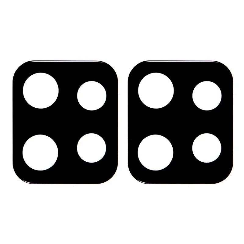 2Pcs For OnePlus 13T 5G Camera Lens Protector 2.5D Arc Edge Silk Printing Tempered Glass Rear Lens Film