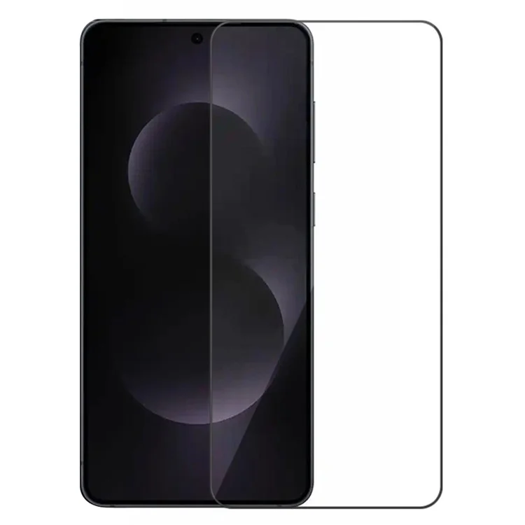 X-LEVEL für Samsung Galaxy S25 Edge Displayschutz HD Gehärtetes Glas Folie Seidendrucktechnik 2,5D Vollflächig