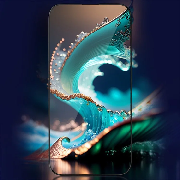 X-LEVEL für Samsung Galaxy S25 Edge Displayschutz HD Gehärtetes Glas Folie Seidendrucktechnik 2,5D Vollflächig