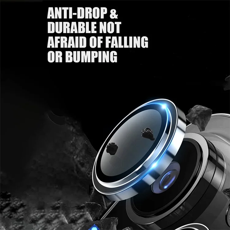 X-LEVEL AR Spotlight Series For Samsung Galaxy S25 Ultra Camera Lens Protector Set HD Individual Lens Film - Grey