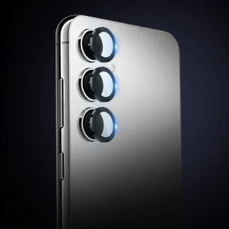 X-LEVEL AR Spotlight Series For Samsung Galaxy S25 Camera Lens Protector Set HD Individual Lens Film - Titanium Black