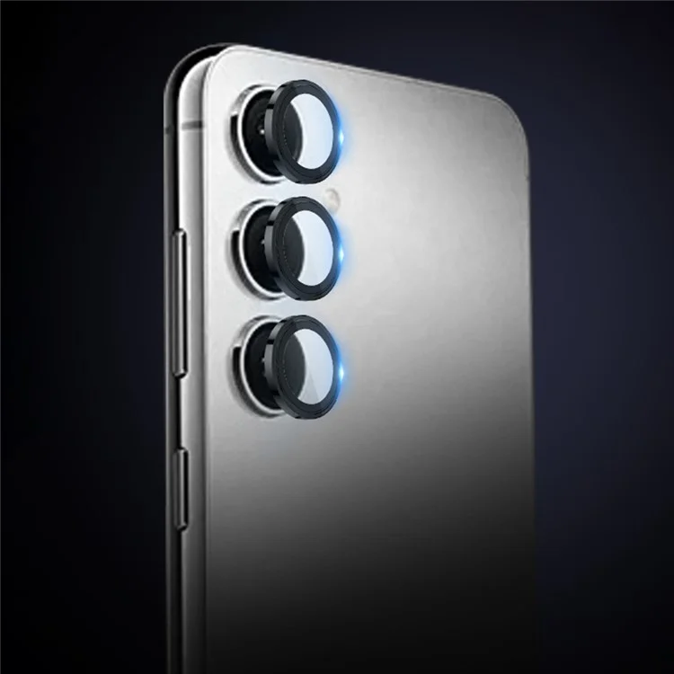 X-LEVEL AR Spotlight Series For Samsung Galaxy S25+ Camera Lens Protector Set HD Individual Lens Film - Titanium Black
