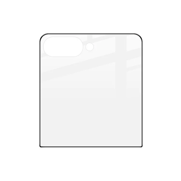 For Samsung Galaxy Z Flip7 5G Screen Protector Silk Printing Tempered Glass Full Glue Film (Outer Screen)