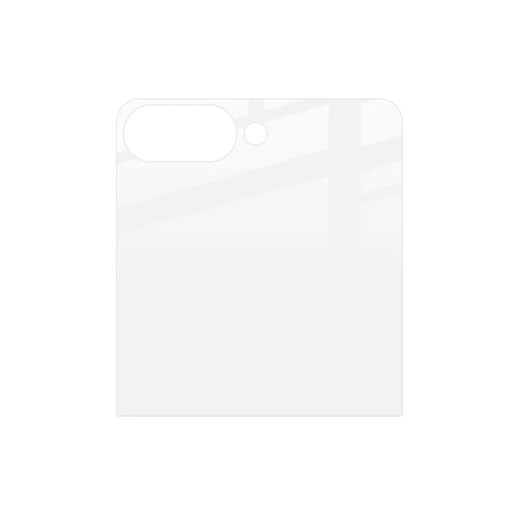 Pour Samsung Galaxy Z Flip7 5G Protection arrière d'écran secondaire en verre trempé 0,25 bord incurvé