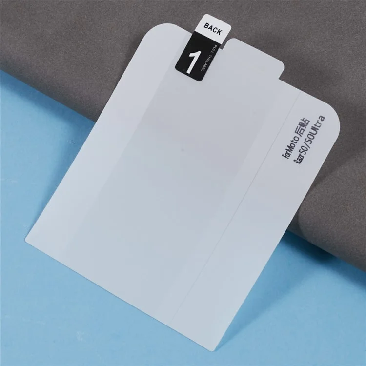 For Motorola Razr 60 Screen Protector Set, Front + Back Full Cover TPU+PET Hydrogel Film