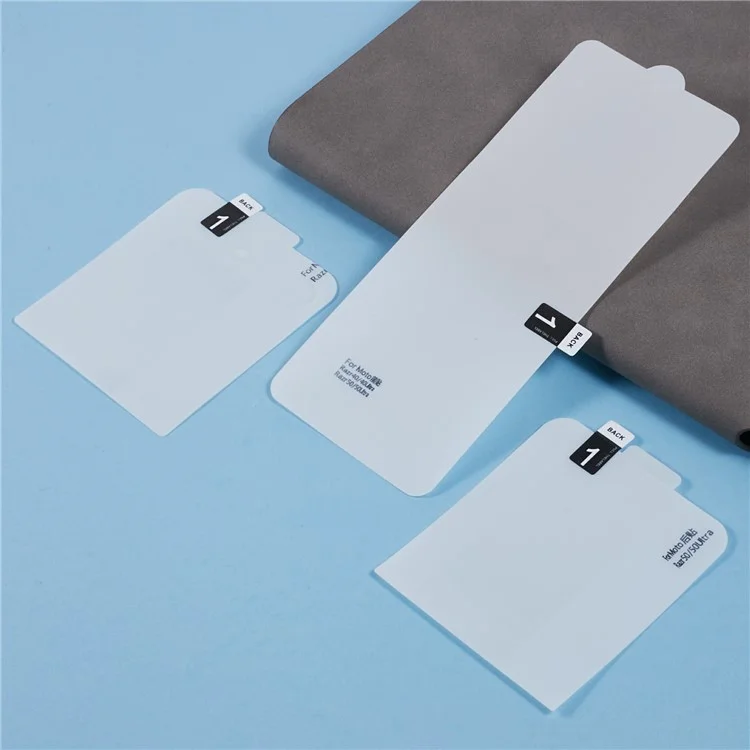 For Motorola Razr 60 Screen Protector Set, Front + Back Full Cover TPU+PET Hydrogel Film