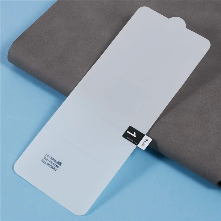 For Motorola Razr 60 Screen Protector Set, Front + Back Full Cover TPU+PET Hydrogel Film