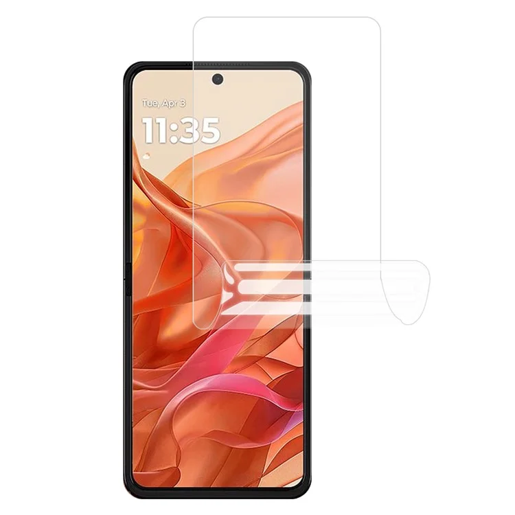 Película de Hidrogel de PET para Motorola Razr 50 5G / 50 Ultra 5G / 60 / 60 Ultra Protector de Pantalla Completo HD Transparente