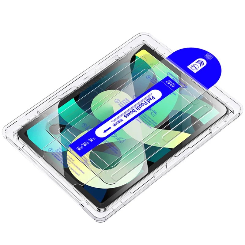 For iPad Pro 13 (2024) Screen Protector Tempered Glass with Dust-Free Auto Alignment Applicator