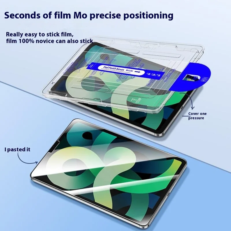 For iPad Pro 11 (2025) / 11 (2024) Screen Protector Tempered Glass with Dust-Free Auto Alignment Applicator