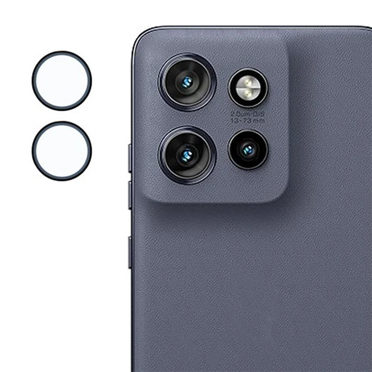 For Motorola Edge 50 Neo 5G Tempered Glass Screen Protector Set with Lens Films, Dust Proof Mesh