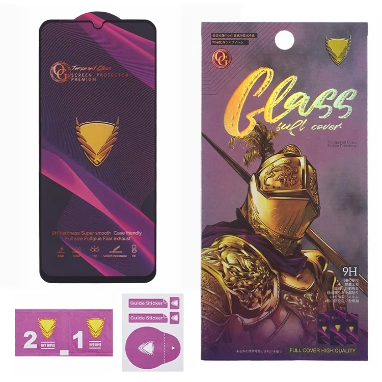Acquisto all'ingrosso 10 Pezzi / Set Vetro Temperato Protezione Schermo Completo per Samsung Galaxy A06 4G / A06 5G Durezza 9H