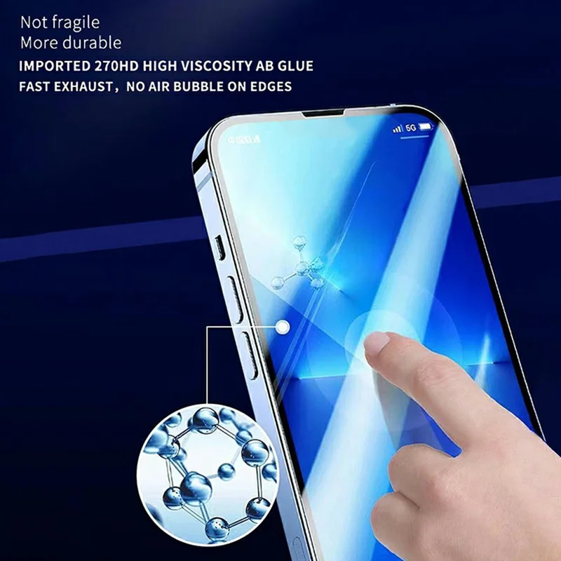 Köp i stort format 10 st / förpackning för Honor X5b Plus / X5b Härdat glas Helskärmsbeskydd 9H hårdhet