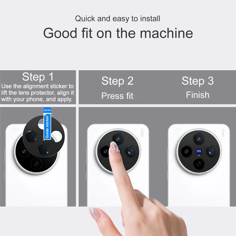 IMAK For vivo X200s 5G Metal Camera Lens Protector Lens Protective Cover