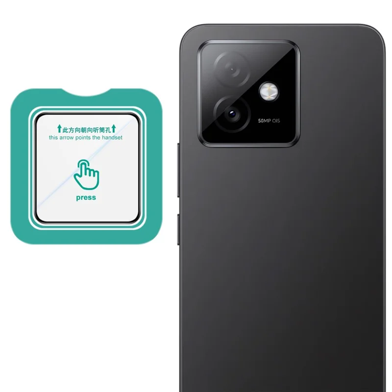 IMAK For Honor X60 GT 5G Camera Lens Protector Tempered Glass Lens Film with Self Positioning Frame