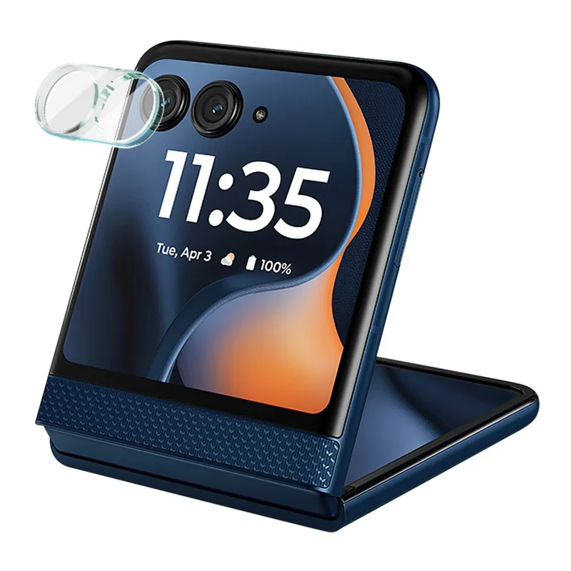 IMAK For Motorola Razr 60 Tempered Glass Camera Lens Protector + Acrylic Lens Cap