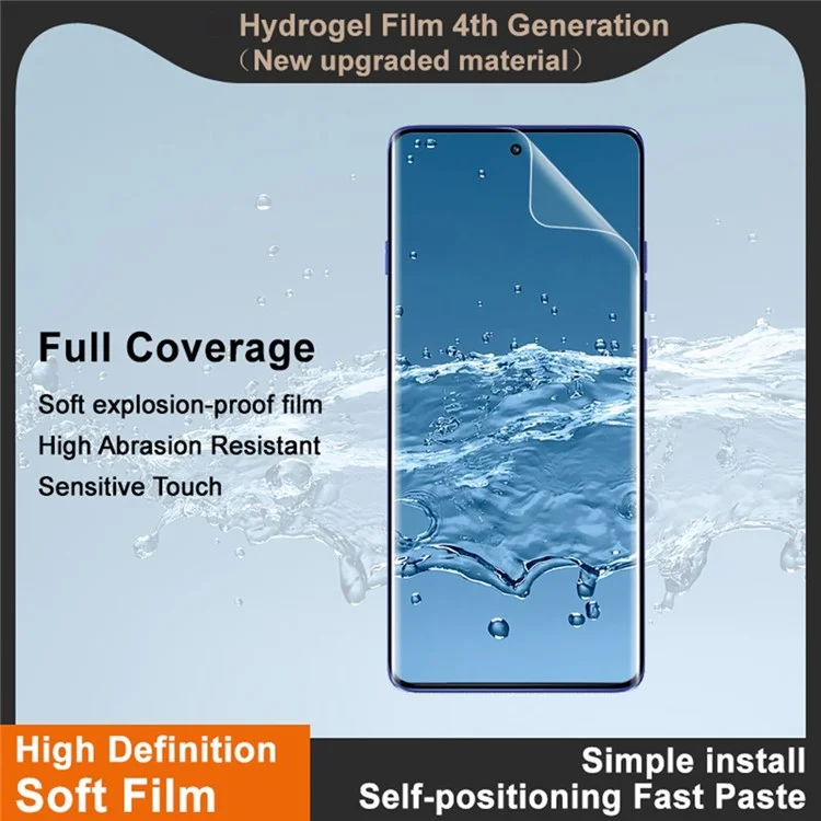 IMAK Hydrogel-Folie 4. Generation Displayschutz für Motorola Edge 60 5G / 60s 5G / 60 Pro 5G / 60 Fusion 5G, ultraklar, weicher TPU-Folie (Fingerabdruckentriegelung)