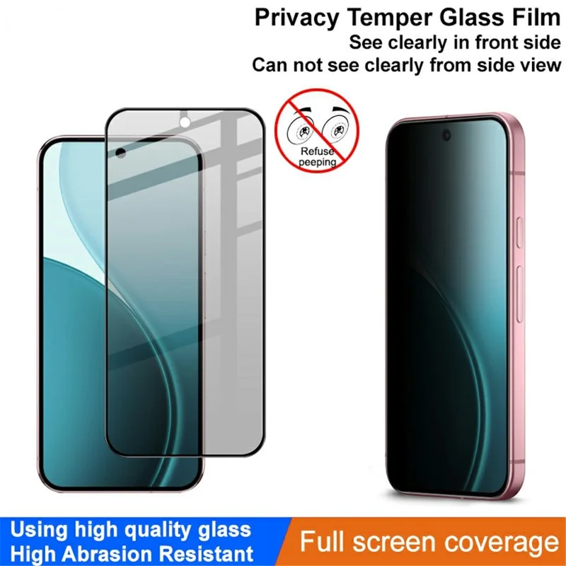 IMAK For Google Pixel 10 Pro / 10 / 9 Pro / 9 Privacy Screen Protector Anti Peep Tempered Glass Film (Fingerprint Unlock)
