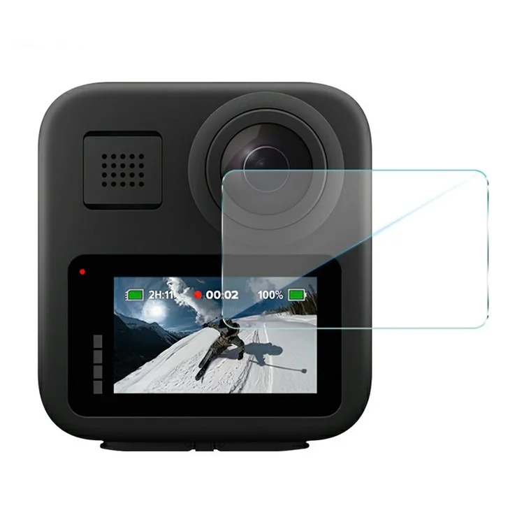 IMAK For GoPro Max Clear Tempered Glass Screen Protector with Self Positioning Frame