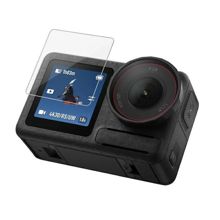 IMAK For GoPro Max Clear Tempered Glass Screen Protector with Self Positioning Frame
