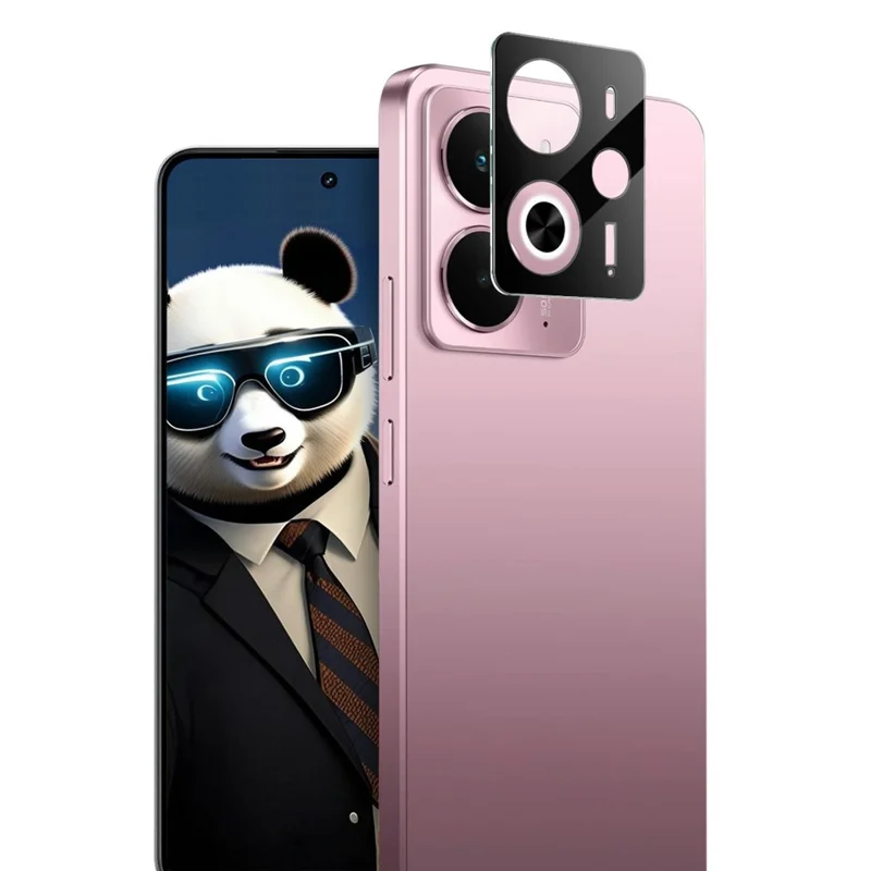 IMAK For Realme 14 5G Tempered Glass Lens Film + Acrylic Cap (Black Version)