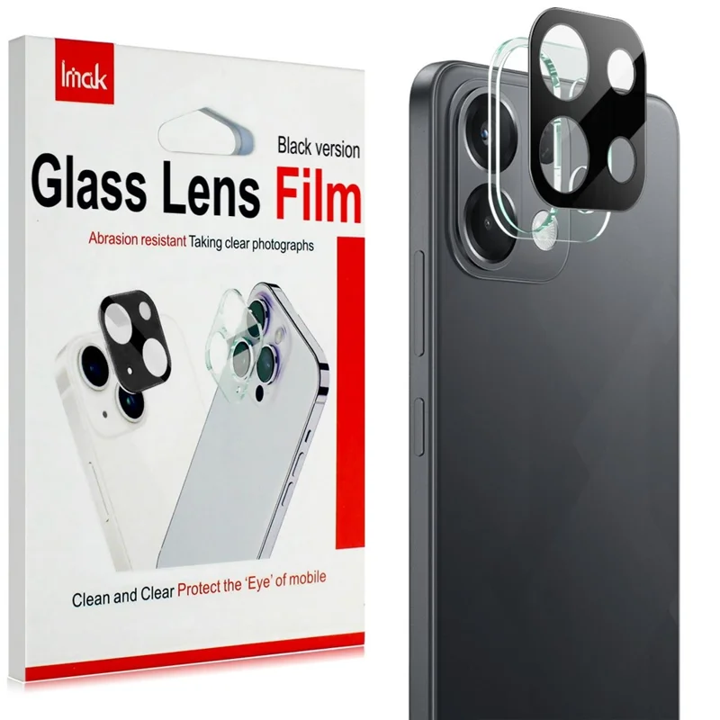 IMAK For Oppo K13 5G Tempered Glass Lens Film + Acrylic Cap (Black Version)
