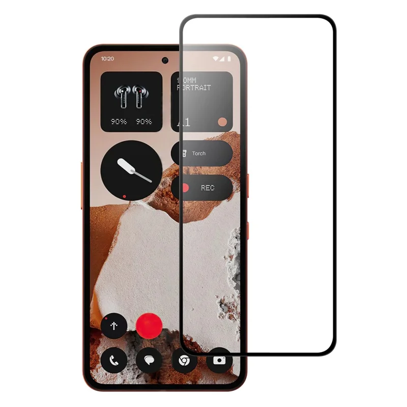 For Nothing CMF Phone 2 Pro AGC Glass Screen Protector Full Glue Black Edge Tempered Glass