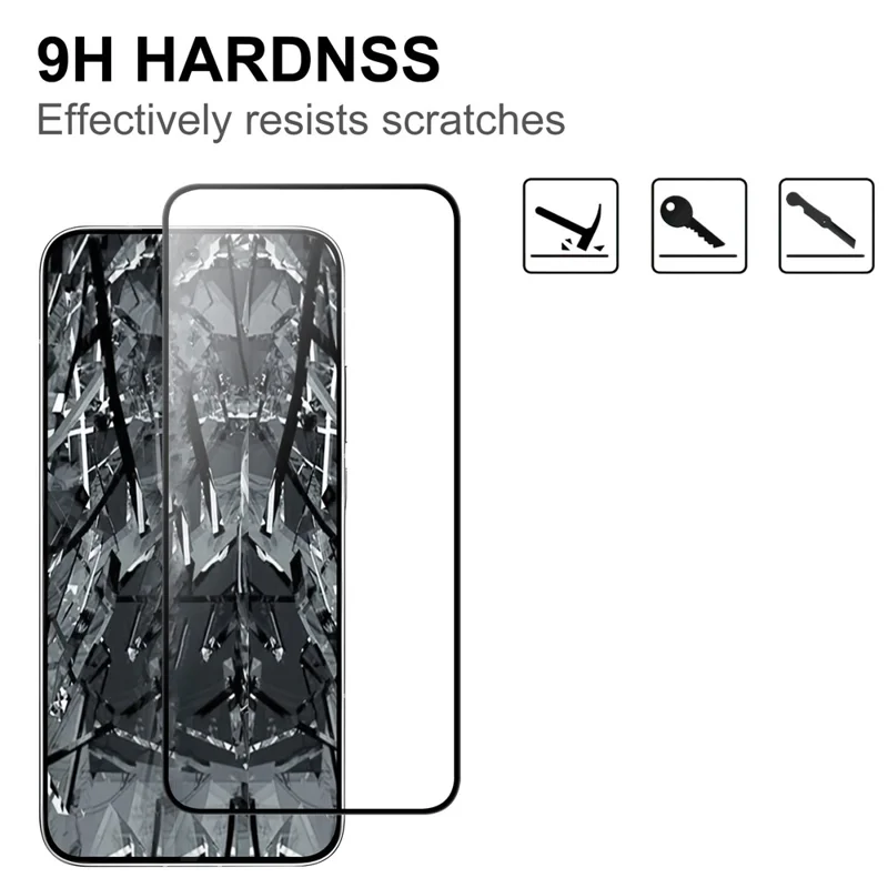 Pour Xiaomi Redmi Turbo 4 Pro 5G / Poco F7 5G Protecteur d'écran en verre AGC Collage complet Bord noir Film de protection d'écran