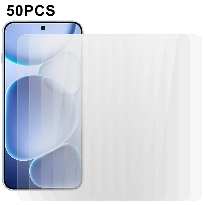 50Pcs For Oppo Find X8s 5G Screen Protector Full Glue Tempered Glass Clear Screen Film