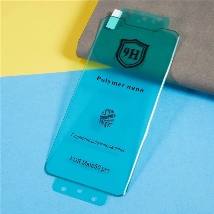 Curved Screen Protector For Huawei Mate 50 Pro 4G Ceramic Silicon Carbide Full Covering Anti-scratch Ultra Clear Protective Film