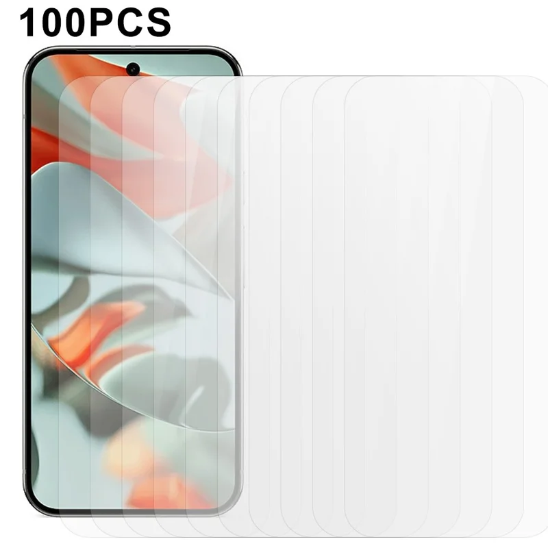 100Pcs For Google Pixel 10 Pro XL Screen Protector Anti-Scratch Tempered Glass Film
