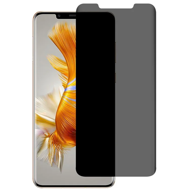 Anti-spy Curved Full Screen Protector For Huawei Mate 50 Pro 4G, Ceramic Silicon Carbide Screen Protective Film