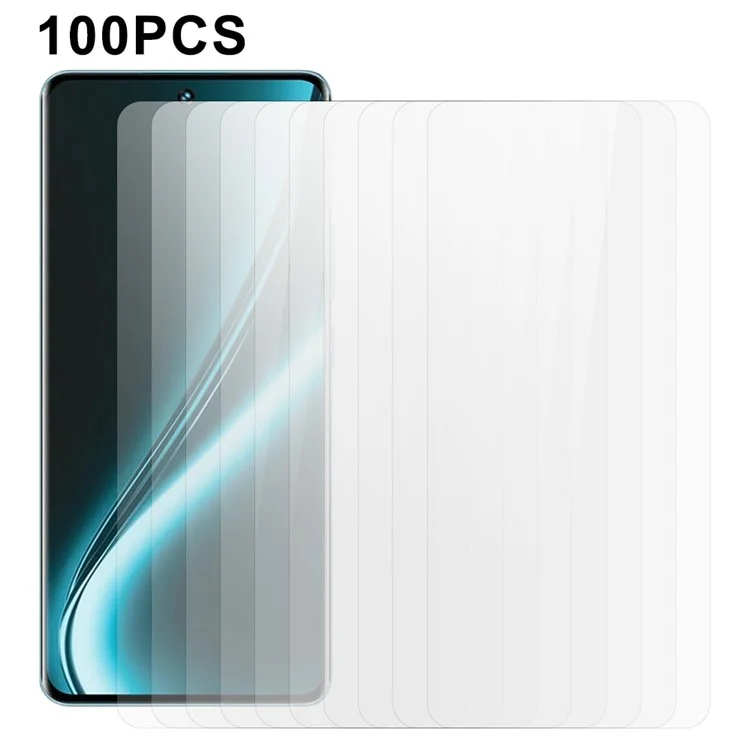 100 Pièces Protection d'écran pour Realme Narzo 80 Pro 5G / 80x 5G / vivo iQOO Z10x 5G Film Verre Trempé Anti-Rayures