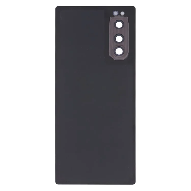 For Sony Xperia 5 OEM Battery Housing Cover Repair Part + Camera Lens Cover - Black