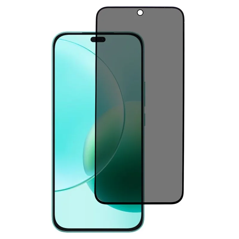 For Honor 400 Lite 5G Anti-kikkeprenede Hærdet Glas Fuld Dækning Silkeprint Skærmprotector