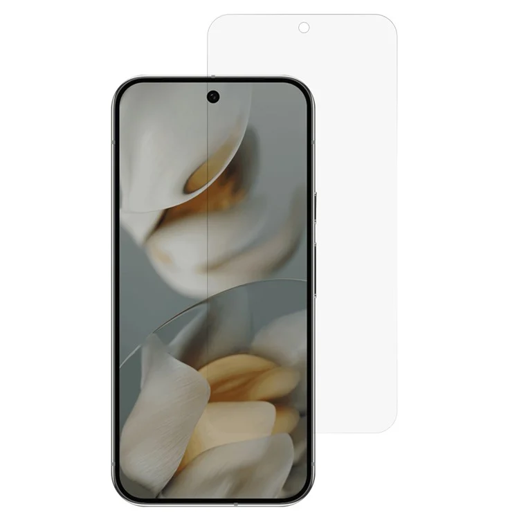 Protector de Pantalla para Google Pixel 10 / 10 Pro / 9 / 9 Pro, Cristal de Aluminio-Silicio de 0,18 mm 2,5D Transparente (Desbloqueo por Huella Digital)