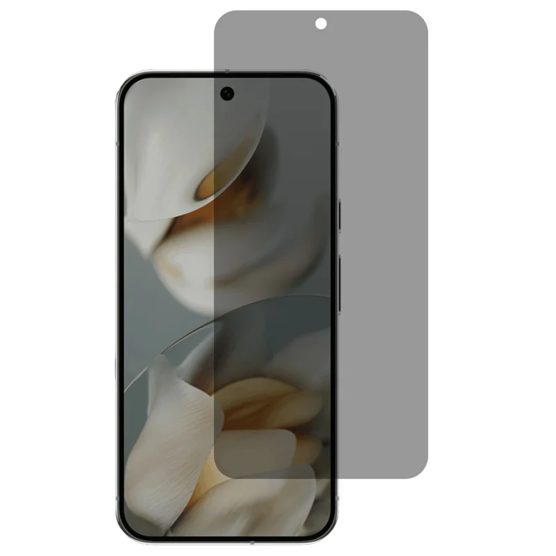 Pellicola protettiva per Google Pixel 10 Pro XL con schermo privacy 0,18mm 2,5D in vetro alluminio-silicio anti-spy (Sblocco con impronta digitale)