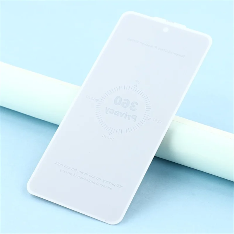 For vivo X200s 5G Privacy Tempered Glass Screen Protector Ultra-Thin Silk-Printed Screen Film with Fingerprint Unlock