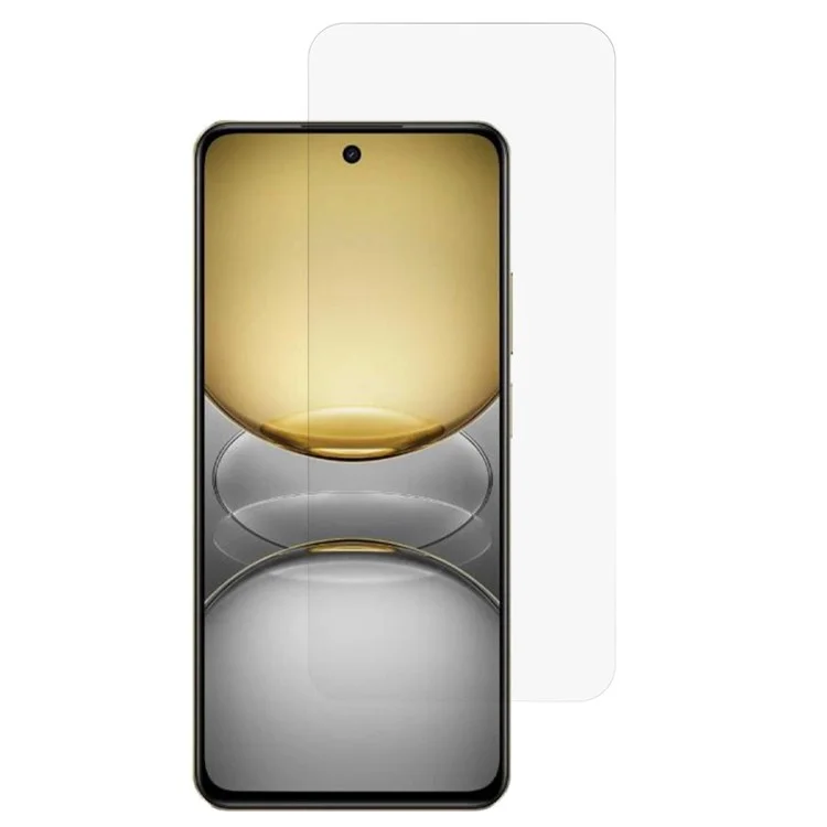 Защитное стекло для Realme C75 4G / C75 5G с высоким алюминиево-кремниевым покрытием, изогнутое 2.5D по краям