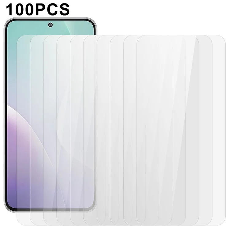 100 Pezzi Pellicola Protettiva in Vetro Temperato Anti-Graffio per Samsung Galaxy M56 5G / F56 5G