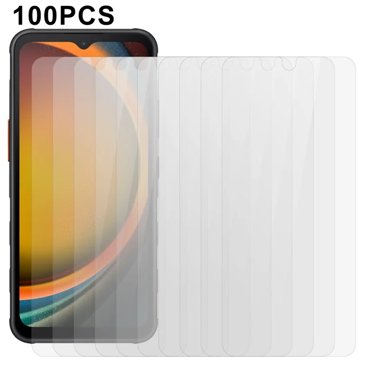 100 Pezzi Pellicola Protettiva Schermo in Vetro Temperato Anti-Graffio per Samsung Galaxy Xcover7 / XCover7 Pro